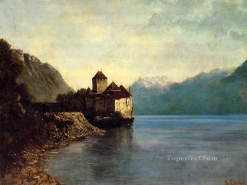 Gustave Courbet Painting - Chateau du Chillon Realist painter Gustave Courbet